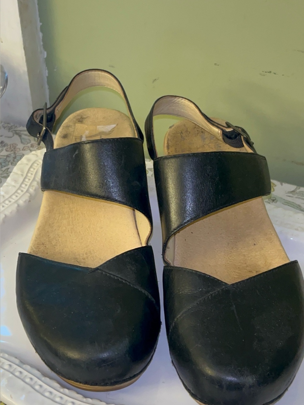 Dansko Kristy Black Sandals Size 38 (7.5) - Picture 2 of 8